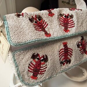 Sol and Mer Beaded LOBSTER purse 🦞